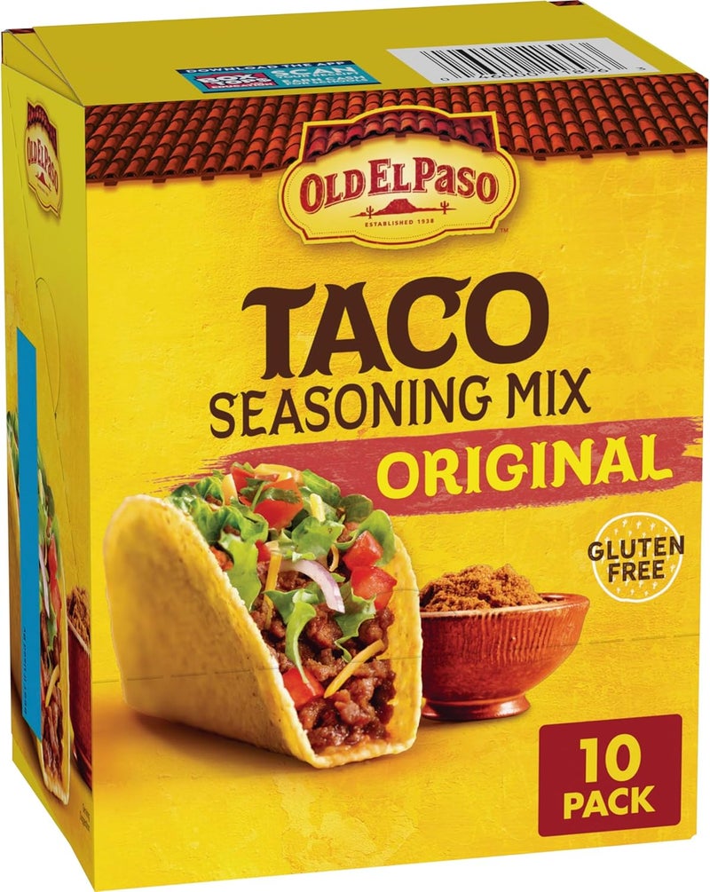 Old El Paso Original Taco Seasoning Mix 10 Pack - Image 1